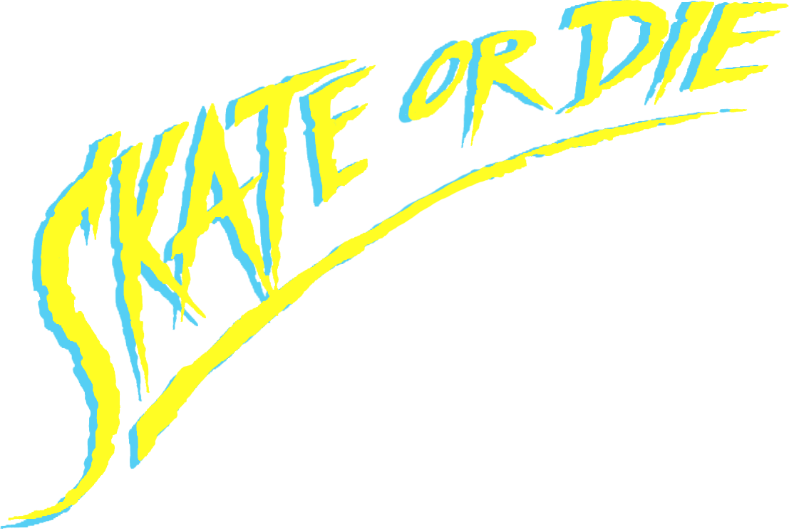 Skate or Die logo for Commodore 64